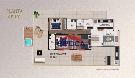 Apartamento Garden com 3 dormitórios à venda, 183 m² por R$ 1.290.000,00 - Cruzeiro - Belo Horizonte/MG