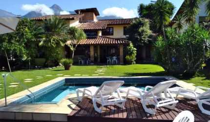 Casa em condomínio fechado com 5 quartos à venda na Rua do Lago, Santa Rita do Bracuí (Cunhambebe), Angra dos Reis, 381 m2 por R$ 3.500.000
