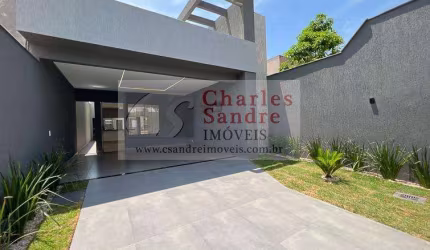 Casa para Venda em Aparecida de Goiânia, Cardoso Continuação, 3 dormitórios, 3 suítes, 4 banheiros, 3 vagas