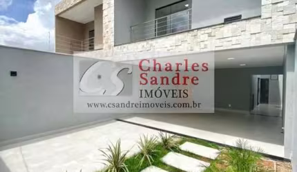 Casa para Venda em Aparecida de Goiânia, Cardoso, 3 dormitórios, 3 suítes, 4 banheiros, 3 vagas