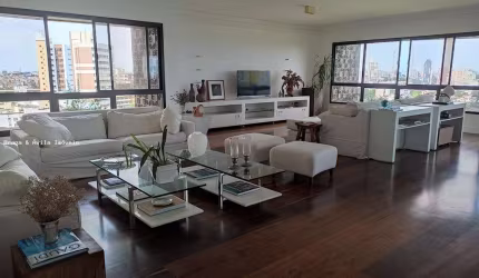 Apartamento para Locação em Salvador, Federação, 4 dormitórios, 4 suítes, 6 banheiros, 5 vagas