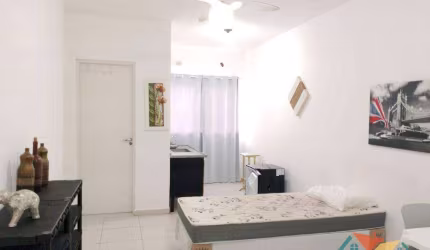 Studio com 1 dormitório para alugar, 30 m² por R$ 1.431,11/mês - Centro - Caraguatatuba/SP