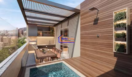 Cobertura com 3 quartos à venda na Rua das Castanheiras, Santa Amélia, Belo Horizonte por R$ 761.000