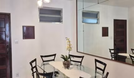 Venha morar a 10 minutos do Gonzaga em apartamento de 1 dormitório com sala, cozinha e uma vaga
