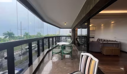 Apartamento com 3 quartos para alugar no Pompéia, Santos , 252 m2 por R$ 15.000