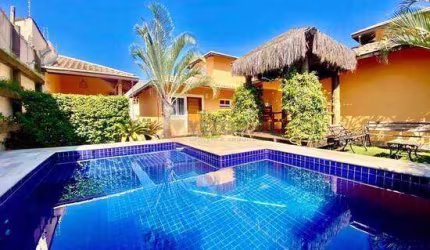 Casa de condomínio à venda em Caraguatatuba, Massaguaçu, com 1 quarto, 40m²
