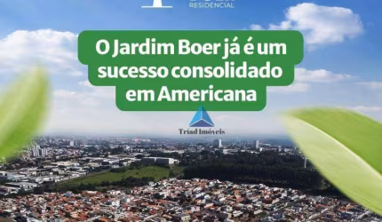 Terreno à venda, 150 m² por R$ 160.000,00 - Jardim Boer II - Americana/SP