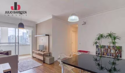 Apartamento Mobiliado com 2 dormitórios, 1 vaga de garagem na Vila OLímpia, totalmente decorado