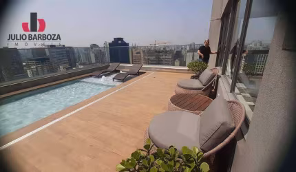 Apartamento novo, em Moema, totalmente decorada, 75m², varanda gourmet, e 1 vaga de garagem
