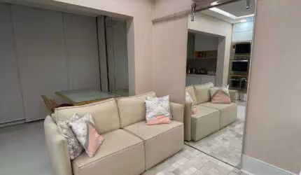 Apartamento com 1 dormitório, modernizado, com 1 vaga de garagem no Brooklin
