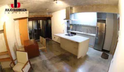 Apartamento com 1 dormitório para alugar, 56 m² por R$ 5.481,17/mês - Itaim Bibi - São Paulo/SP