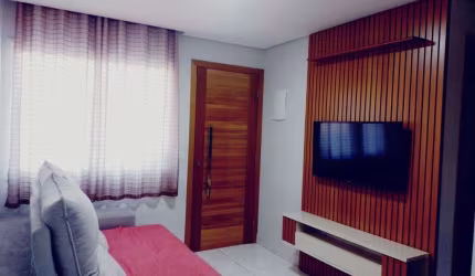 Apartamento com 2 dormitórios para alugar, 39 m² por R$ 2.020,00/mês - Vila Nilo