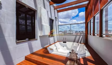 Apartamento Cobertura com acabamento de primeira linha.