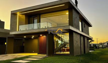 Casa 04 suítes mobiliada e decorado no condomínio Reservas das águas