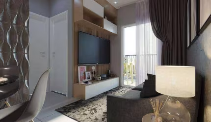 Apartamento com 2 dormitórios à venda, 48 m² por R$ 299.000,00 - Edifício Sky Life Rooftop - Sorocaba/SP