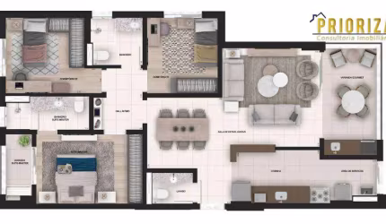 Apartamento à venda, 107 m² por R$ 1.090.000,00 - Edifício Épico - Sorocaba/SP