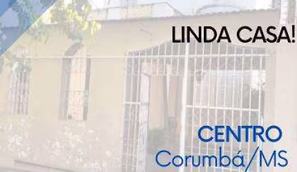 Casa para venda possui 125 metros quadrados com 3 quartos em Centro - Corumbá - MS