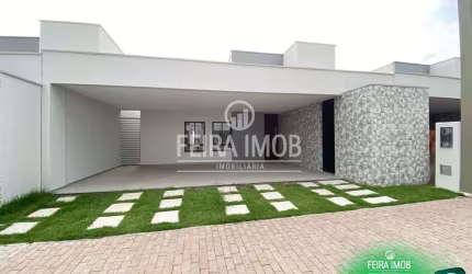 Casa 3/4 com suíte no Trend Residence com Espaço Gourmet