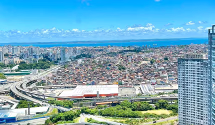 Apartamento 3 Suítes com Varanda Gourmet e Vista Mar no Horto Bela Vista — 143m², 3 Vagas e Depósito