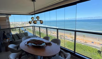 Apartamento de Luxo no Jaguah Residence – Vista Mar 180º, Nascente, Porteira Fechada!