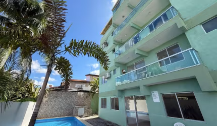 Quarto e Sala à Venda em Stella Maris | Vista para a Piscina | Condomínio com Lazer