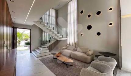 Casa à venda em Parque do Jiqui (Parnamirim/RN) | Condomínio Bosque dos Poetas | 4 suítes - 331m²
