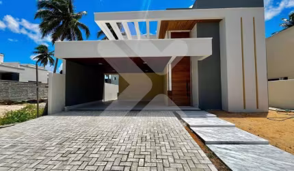Casa à Venda em Cajupiranga (Parnamirim/RN) | Condomínio Cajupiranga Clube | 2 suítes, 162m²