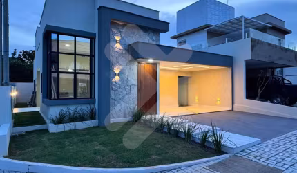 Casa à venda em Cajupiranga (Parnamirim/RN) | Condomínio Majestic Nova York | 3 quartos sendo 2 suítes, 130m²