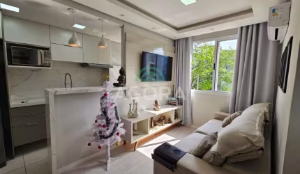 Apartamento de 48m², mobiliado e com 2 (dois) dormitórios, localizado no bairro Olaria.