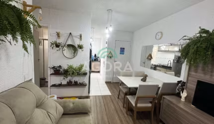 Apartamento de 41m² com 2 (dois) dormitórios, localizado no bairro Estância Velha.