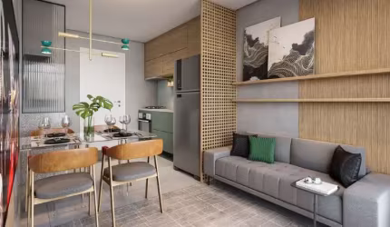 Lindo apartamento pronto para morar com opção de varanda.