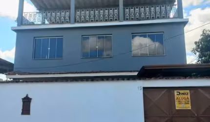 Casa para Locação em Duque de Caxias, Jardim Primavera, 2 dormitórios, 1 suíte, 3 banheiros, 2 vagas