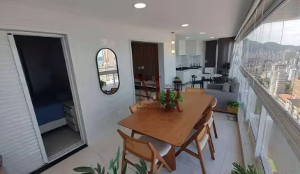 Apartamento com 3 dormitórios à venda, 148 m² por R$ 1.700.000,00 - Vila Guilhermina - Praia Grande/SP