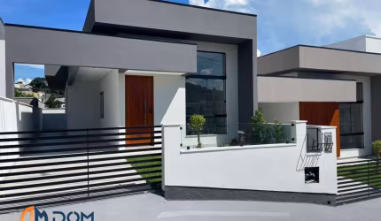 Excelente Casa Térrea com 75m², Loteamento Alta Vista em Potecas, São José/SC.