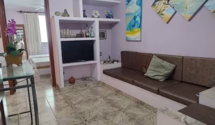 Guilhermina  a 100 metros da praia