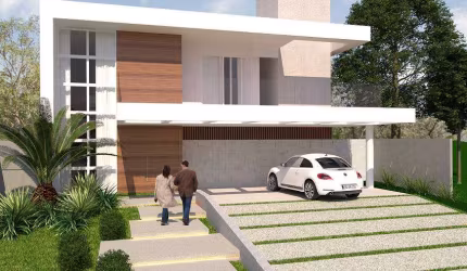 Casa com 4 suítes, no Alphaville, aceita financiamento.