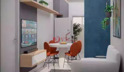 Apartamento com 2 dormitórios à venda, 43 m² por R$ 280.000,00 - Patriarca - São Paulo/SP