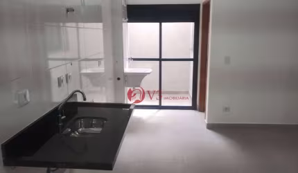 Apartamento para locação com 1 dormitorio, sala, cozinha e quintal a 200 metros do metro