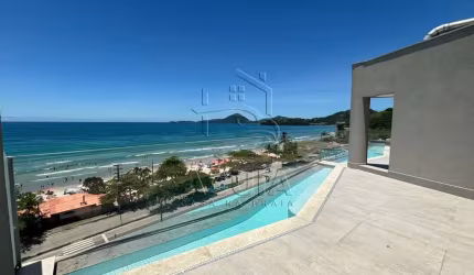 Linda cobertura alto padrão frente mar na praia Grande de Ubatuba!