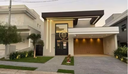 Casa à venda, 261m² com 3 suítes, home TV, área gourmet e piscina - Condomínio S