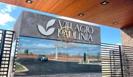 Terreno 200m² em condomínio fechado Villagio Paulínia, Paulínia/SP.