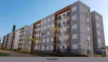 Apartamento com 45m² a venda no Condomínio Viva e Realize no Jd. Garcia em Campi