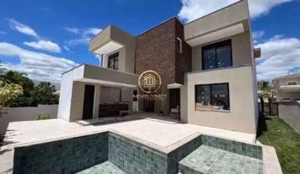 Casa de 430,00 m² e 5 suítes, à venda condomínio Alphaville Dom Pedro, Campinas.