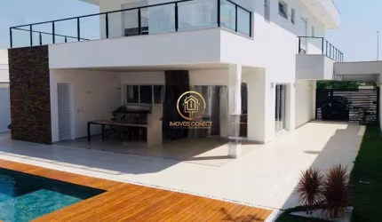Casa em condomínio á venda de 368m2, com 4 dormitórios e 4 suítes no Loteamento