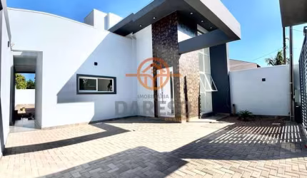 ESPETACULAR CASA NOVA DE ALVENARIA DE ALTO PADRÃO CONSTRUTIVO C/ SUÍTE