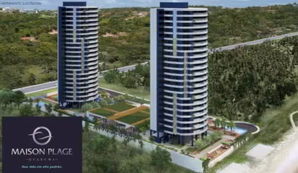 Apartamentos com 4 suítes de alto padrão, pé na areia de Guaxuma