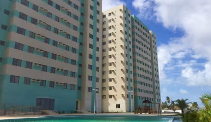 Alugo apartamento com 2 quartos em condomínio beira mar no Trapiche da Barra