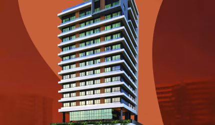 Excepcional apartamento tipo studio em Ponta Verde - Maceió - AL