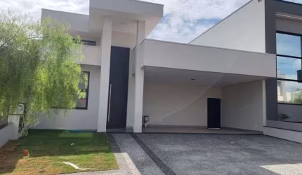 Casa térrea nova à venda no Condomínio Santorini em Paulínia/SP.