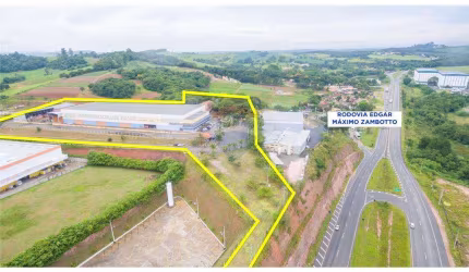 Galpão de locação com 7.083 m² de área construída e 24.000m2 de área total de terreno em Jarinu/SP
